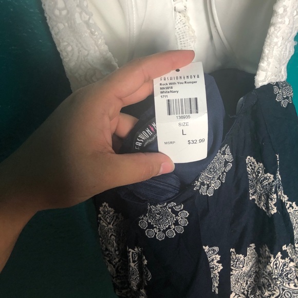 Cute Romper from Fashion Nova - Picture 2 of 3